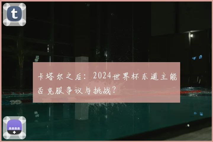 卡塔尔之后：2024世界杯东道主能否克服争议与挑战？